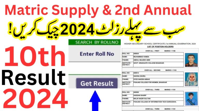 Punjab Board Announced Supplementary Result for All Boards